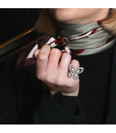 Diamonds and gold ring