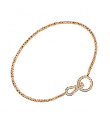 Cartier Agrafe diamonds and gold bracelet