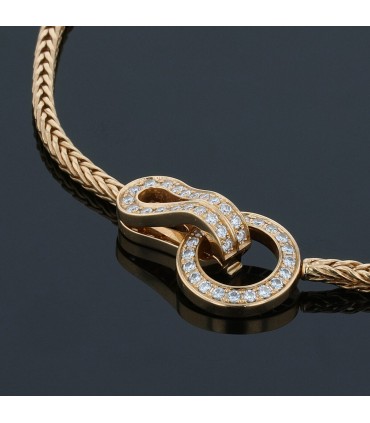 Cartier Agrafe diamonds and gold bracelet