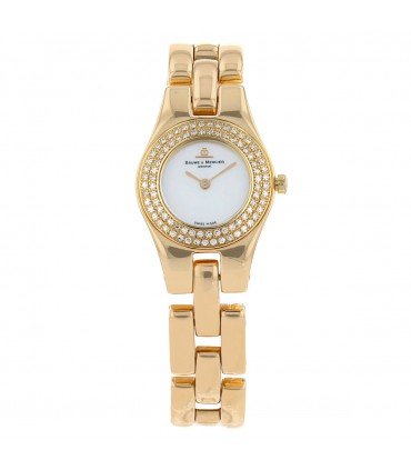 Gold and diamonds watch