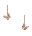 Gold and diamonds earrings