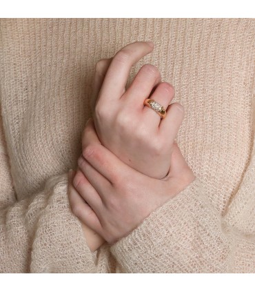 Van Cleef & Arpels Philippine gold and diamonds ring