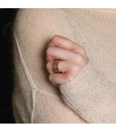 Boucheron Quatre Radiant Edition Ajourée gold ring