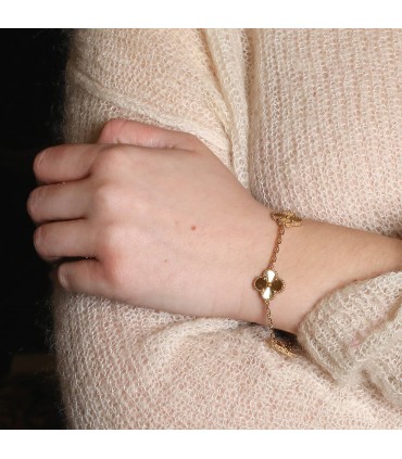 Van Cleef & Arpels Vintage Alhambra gold bracelet