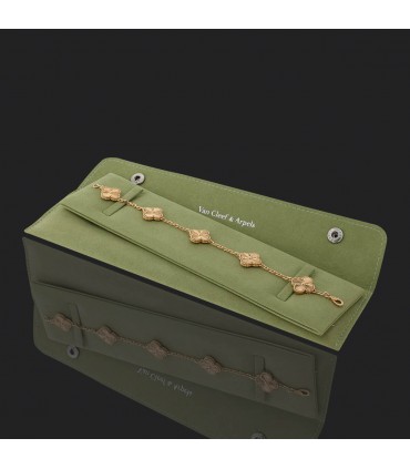 Van Cleef & Arpels Vintage Alhambra gold bracelet