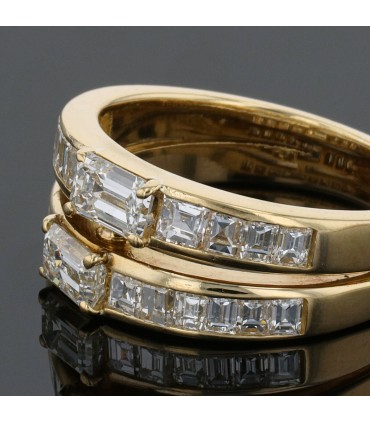 Bague or, diamants