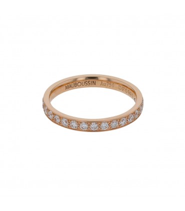 Mauboussin Lovissime diamonds and gold ring