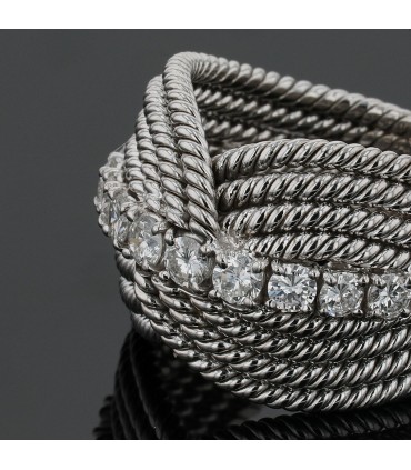 Bague or, diamants