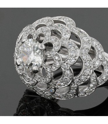 Platinum and diamonds ring