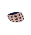 Vhernier Pirouette lapis lazuli and gold ring