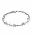 Diamonds and gold bracelet