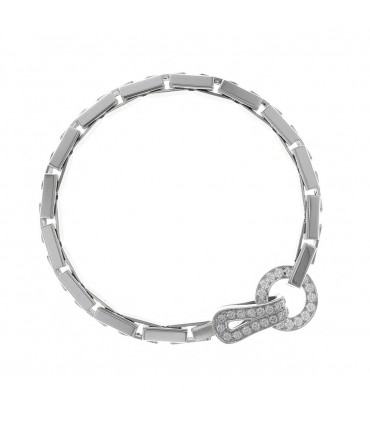 Cartier Agrafe diamonds and gold bracelet