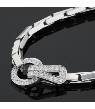 Cartier Agrafe diamonds and gold bracelet