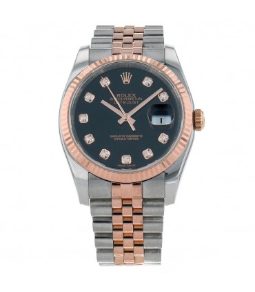 Rolex DateJust stainless steel and gold watch