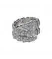 Bulgari Serpenti Viper diamonds and gold ring