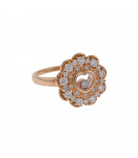 Chopard Happy Diamonds gold and diamonds ring