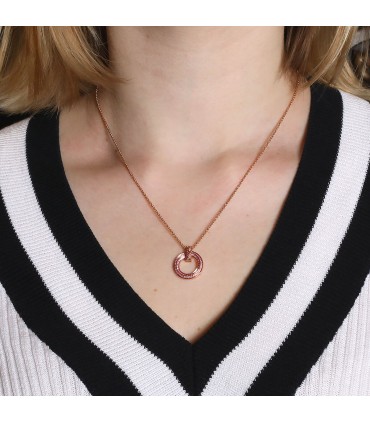 Tiffany & Co. Cercle T1 Edition Limitée pink sapphires and gold necklace