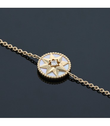 Dior Rose des Vents mother-of-pearl and gold bracelet