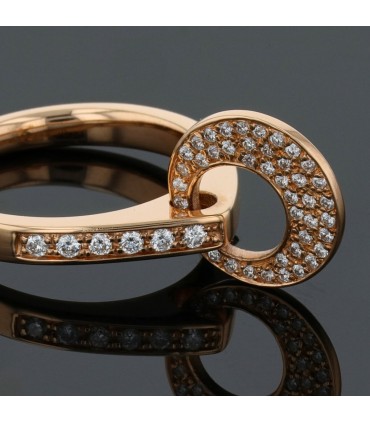 Lilistone diamonds and gold ring