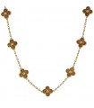 Van Cleef & Arpels Vintage Alhambra gold necklace