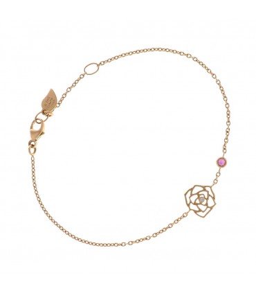 Piaget Rose gold, diamond and pink sapphire bracelet