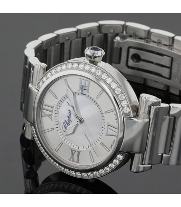 Chopard Imperiale stainless steel, diamonds and mother-of-pearl watch