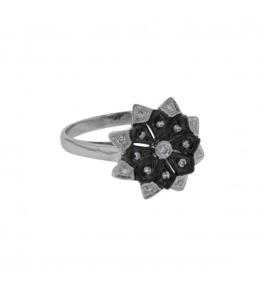Bague or, diamants