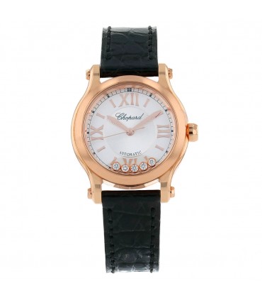 Chopard Happy Sport gold and diamonds watch