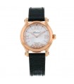 Chopard Happy Sport gold and diamonds watch