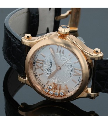 Chopard Happy Sport gold and diamonds watch
