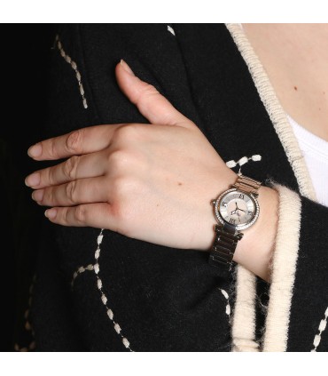 Chopard Imperiale stainless steel, diamonds and mother-of-pearl watch