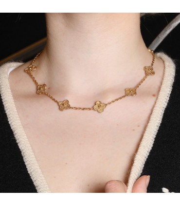 Collier Van Cleef & Arpels Vintage Alhambra