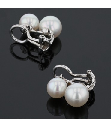 Boucles d’oreilles or, perles de culture