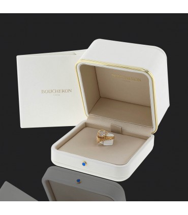 Boucheron Serpent Bohème diamonds and gold ring