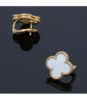 Boucles d’oreilles Van Cleef & Arpels Vintage Alhambra