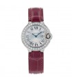 Cartier Ballon Bleu diamonds and gold watch