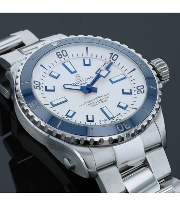 Breitling Superocean stainless steel watch
