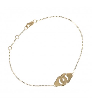 Dinh Van Menottes R8 gold bracelet