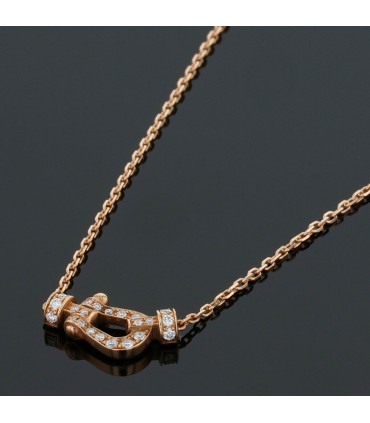 Fred Force 10 diamonds and gold necklace