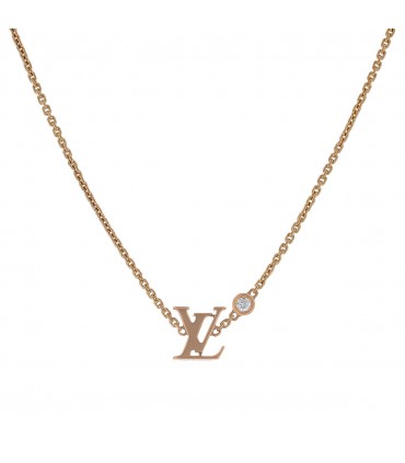Louis Vuitton Idylle Blossom diamond and gold necklace