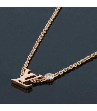 Louis Vuitton Idylle Blossom diamond and gold necklace