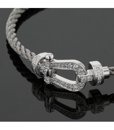 Fred Force 10 diamonds and gold bracelet