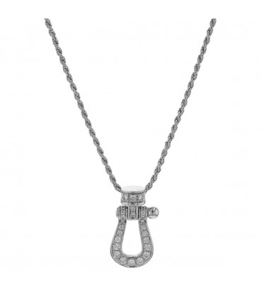 Fred Force 10 diamonds and gold necklace