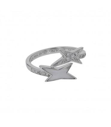 Mauboussin Etoile, Etoile de vie mother of pearl, diamonds and gold ring