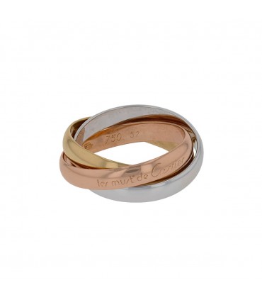 Cartier Trinity three tones gold ring