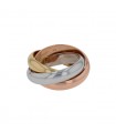 Cartier Trinity three tones gold ring