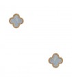 Van Cleef & Arpels Sweet Alhambra mother-of-pearl and gold earrings
