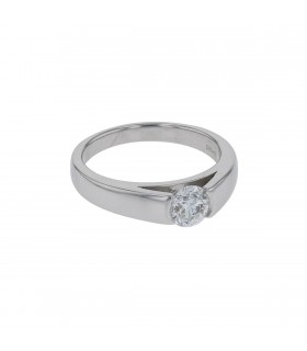 Mauboussin Swan diamond and platinum ring