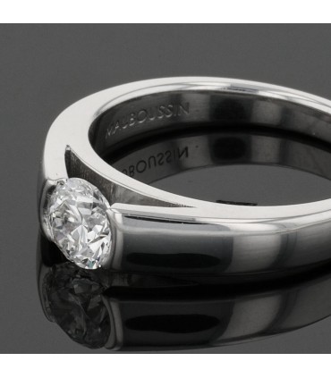 Mauboussin Swan diamond and platinum ring