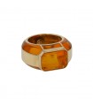 Resin and gold ring